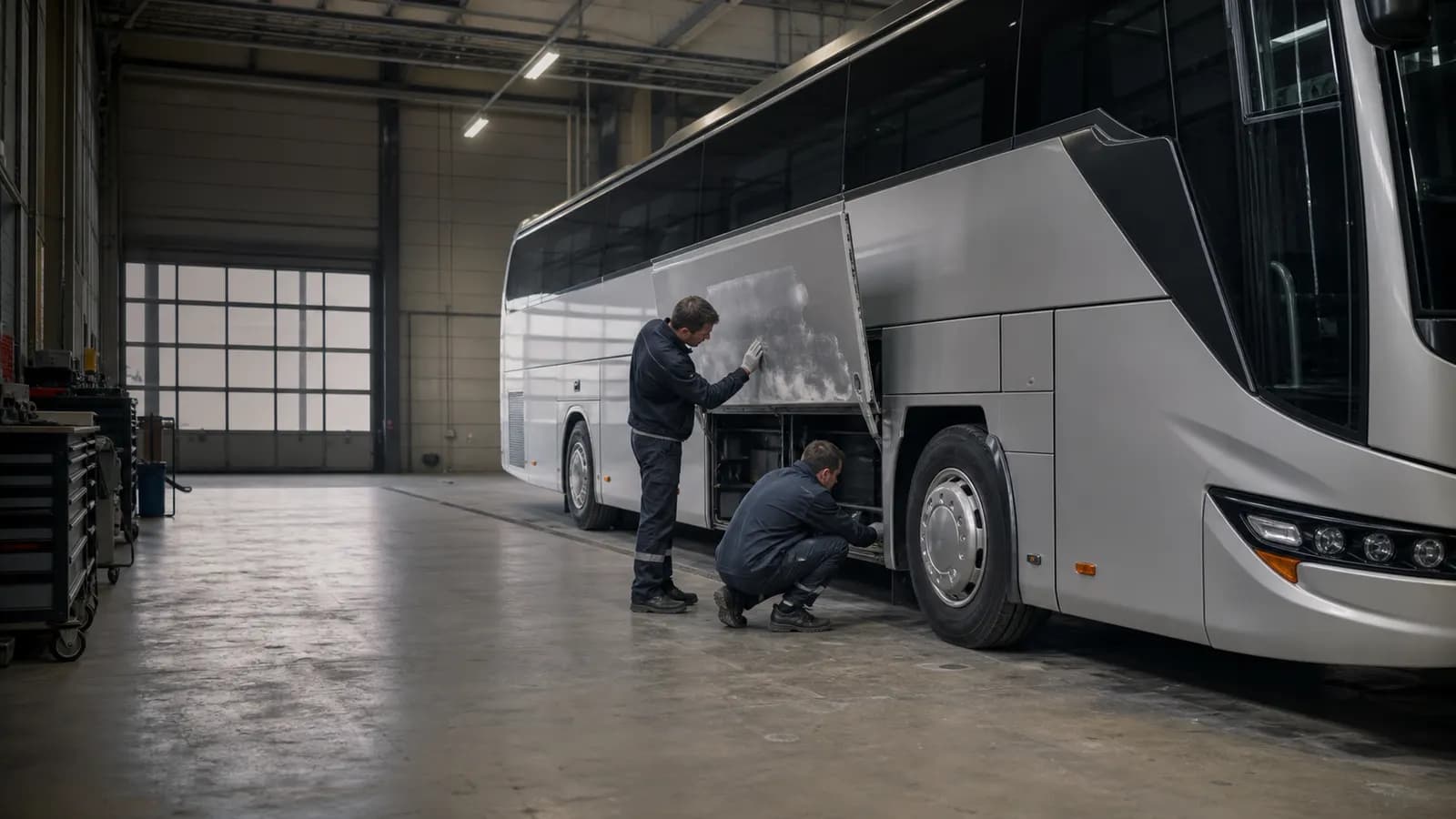 Кузовной ремонт пассажирского автобуса в BUS DOCTOR