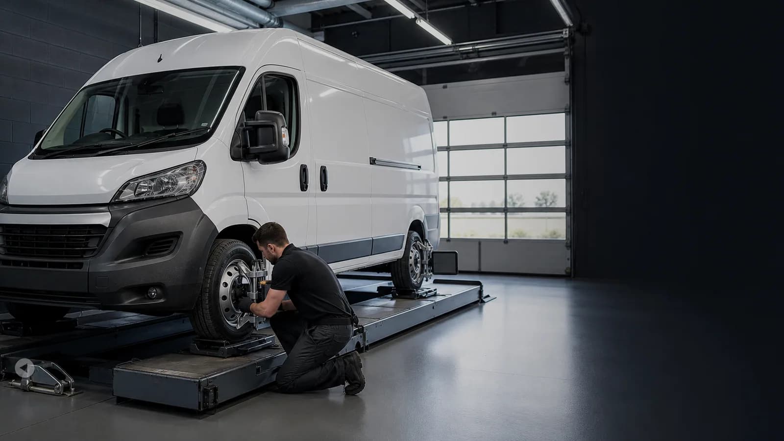 Газель Next на проверке сход-развала в BUS DOCTOR